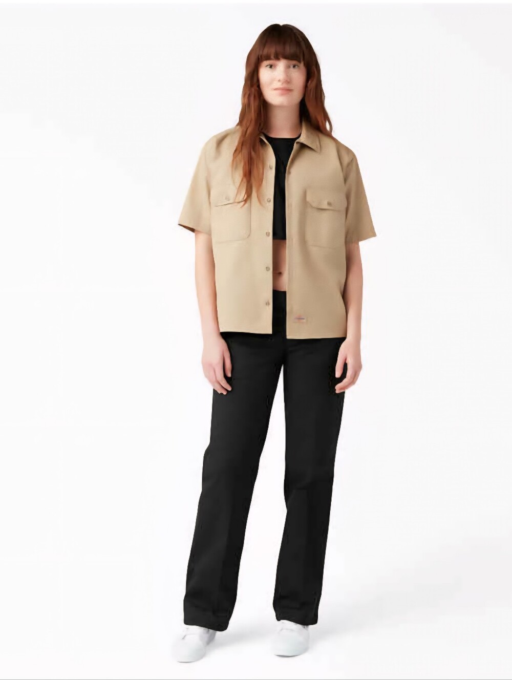Dickies 764 Original Women's Black Straight-Leg Work Pants 18P New Work